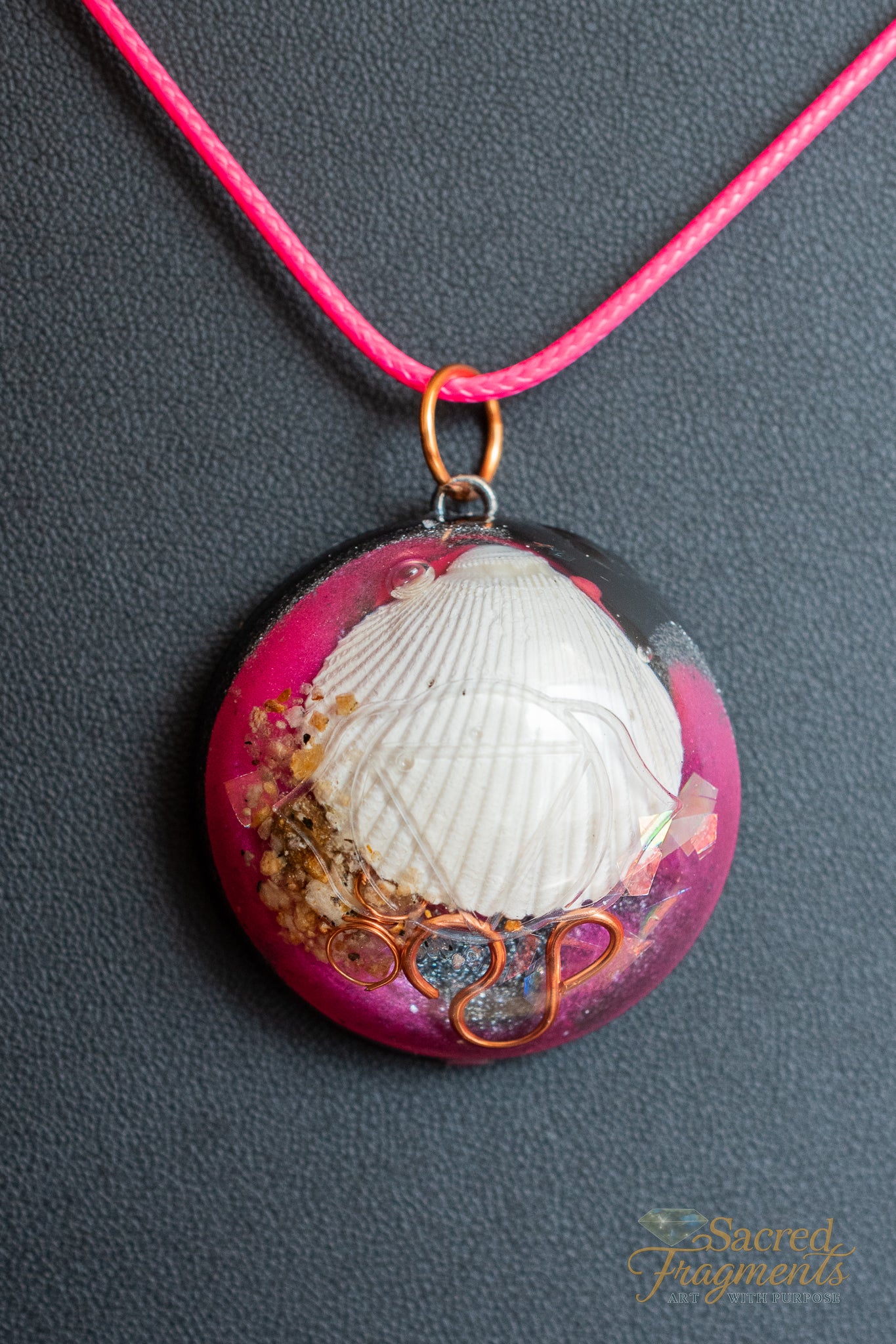 Third Eye Activation - Chakra Orgone Pendant - Shungite Stone