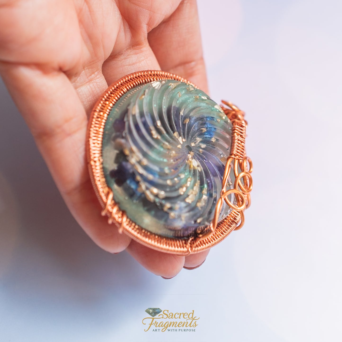 Vortex Orgonite Pendant