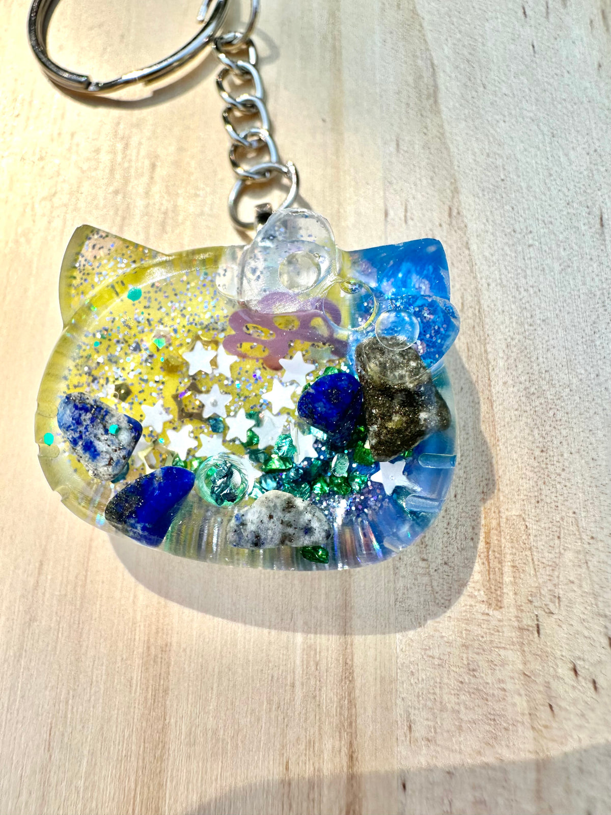 Cosmic Kitty Orgone Keychain