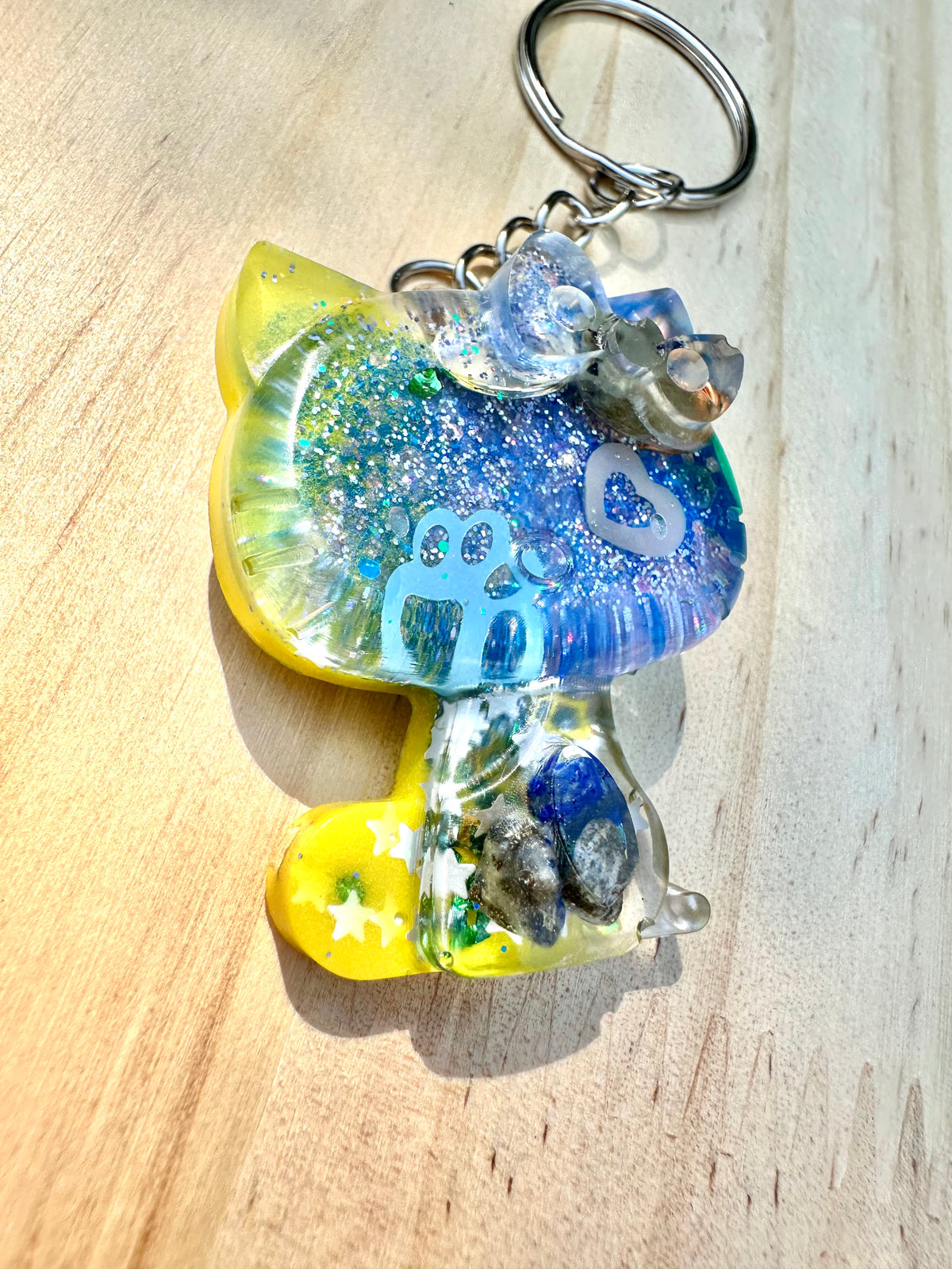 Cosmic Kitty Orgone Keychain