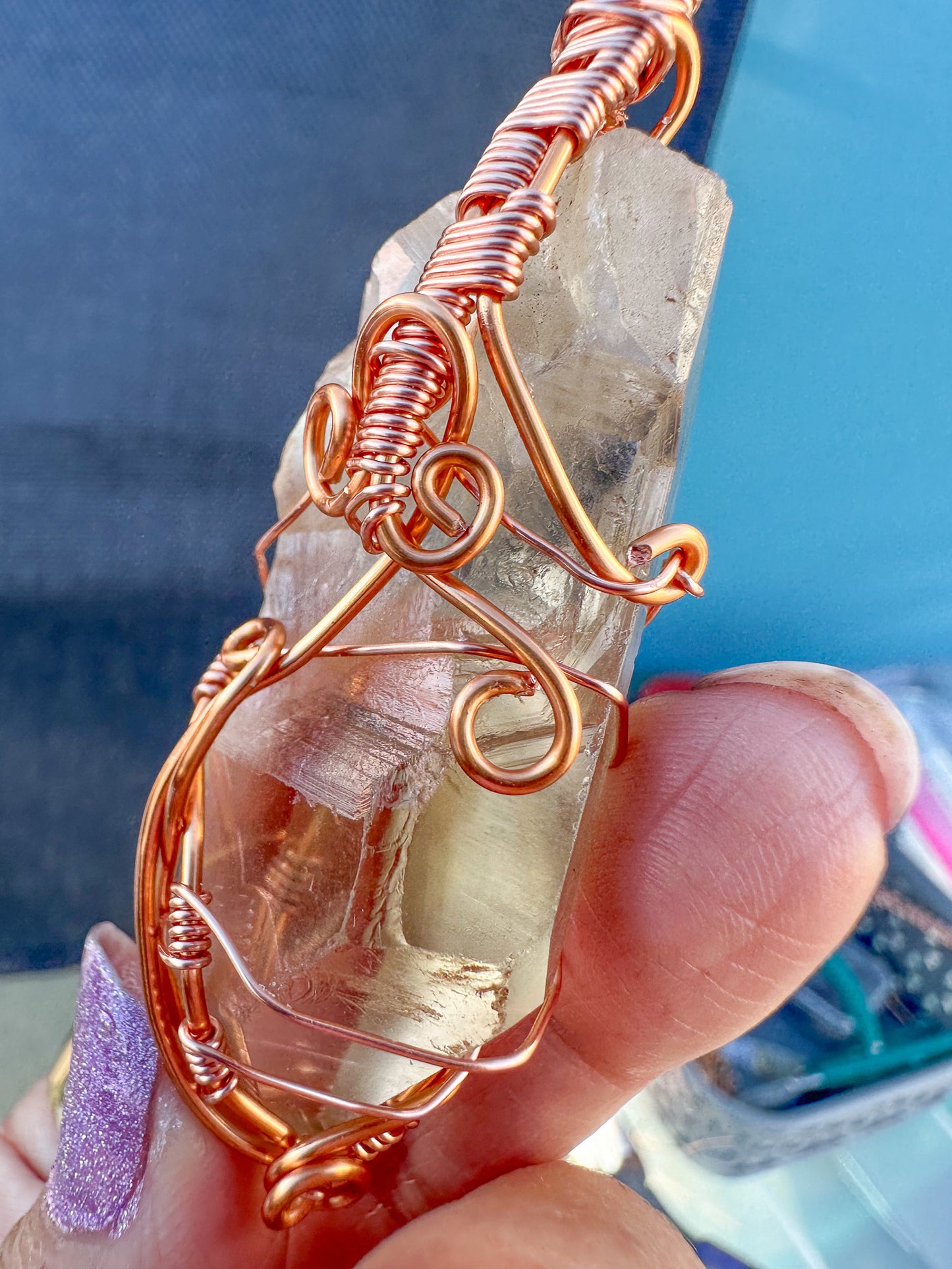 Manifestation Mood Smoky Citrine Pendant