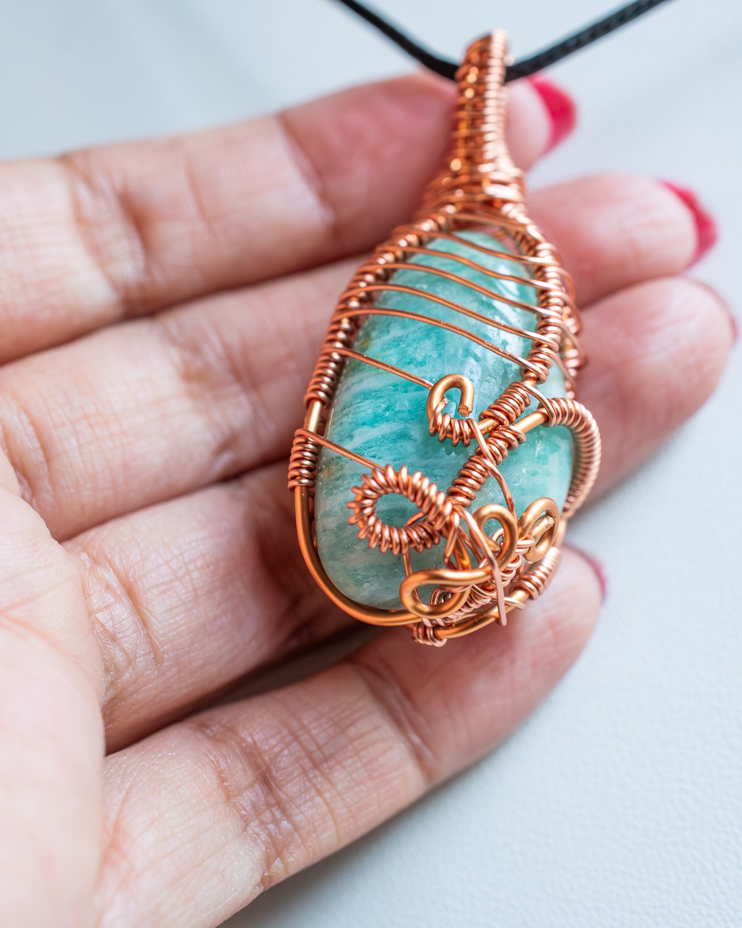 Amazonite Serenity & Fortune Pendant