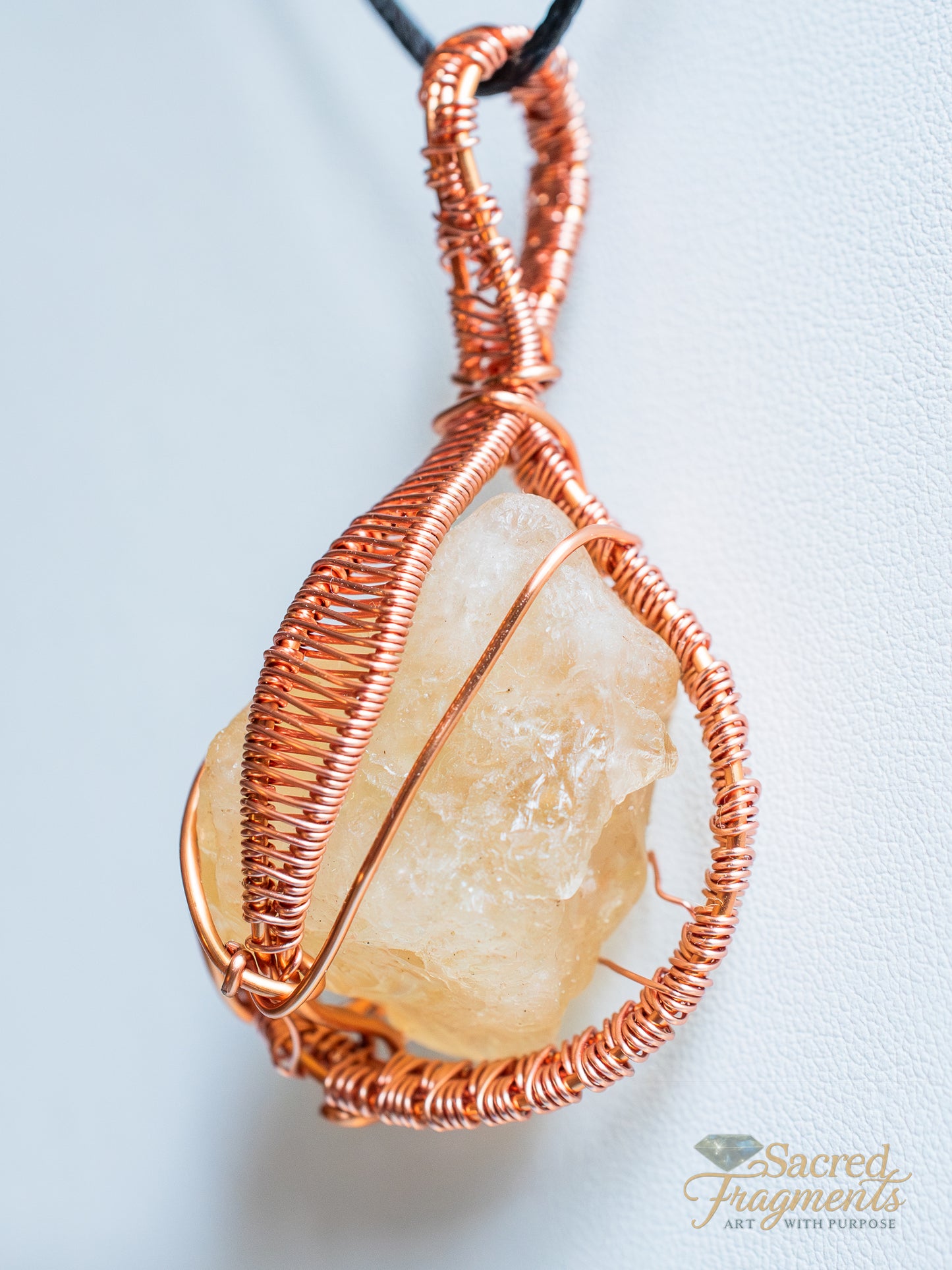 Citrine Golden Sun Pendant