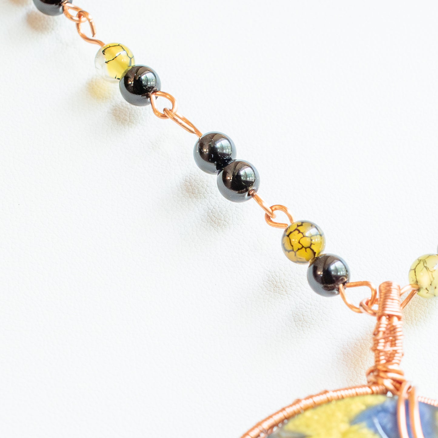 Ohm Symbol Orgone Pendant Shungite Stone- EMF protection