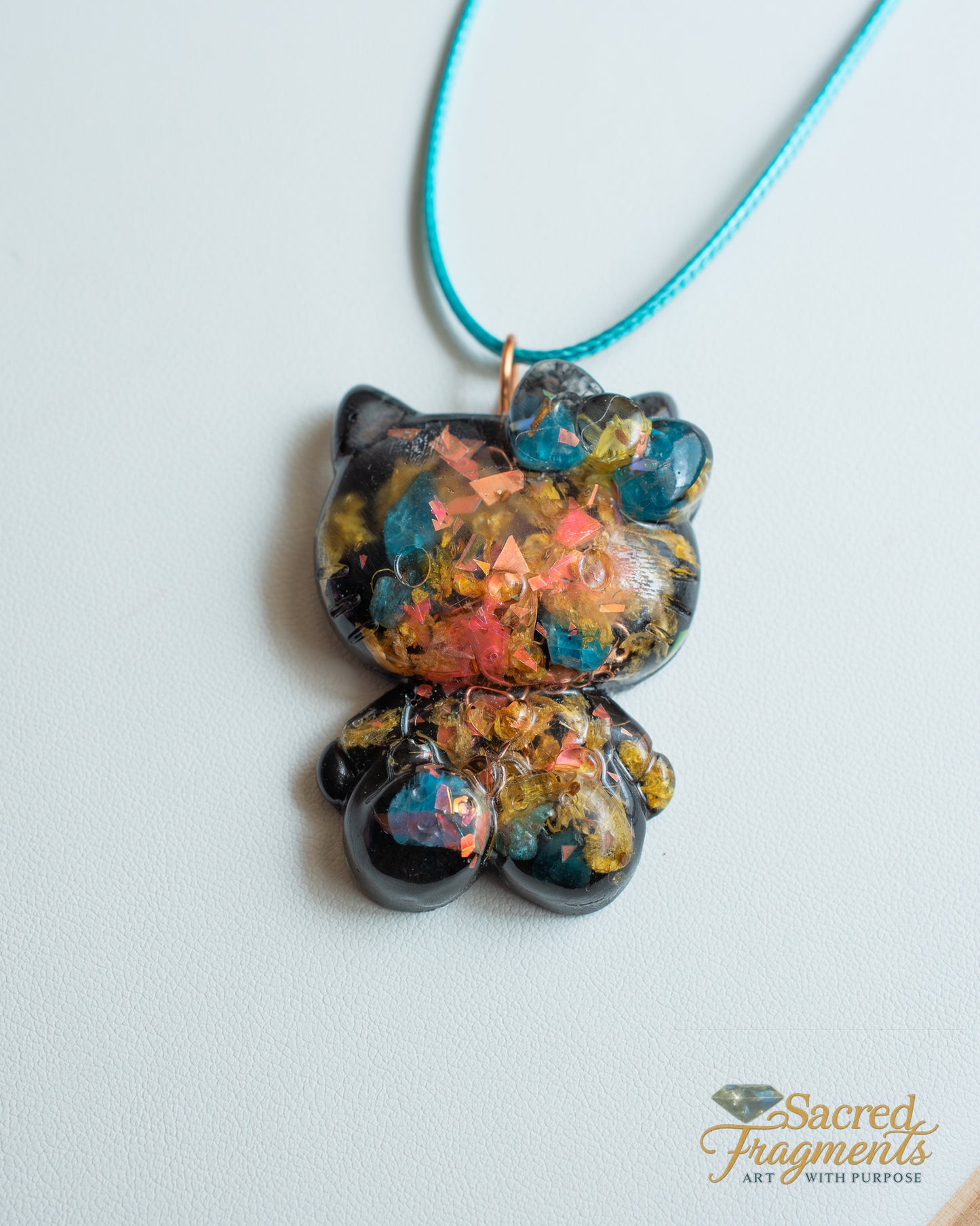 Cosmic Kitty Orgone Talisman