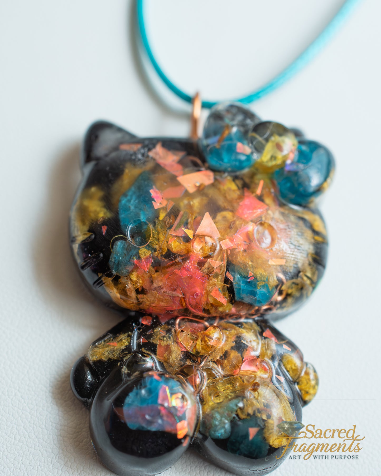 Cosmic Kitty Orgone Talisman