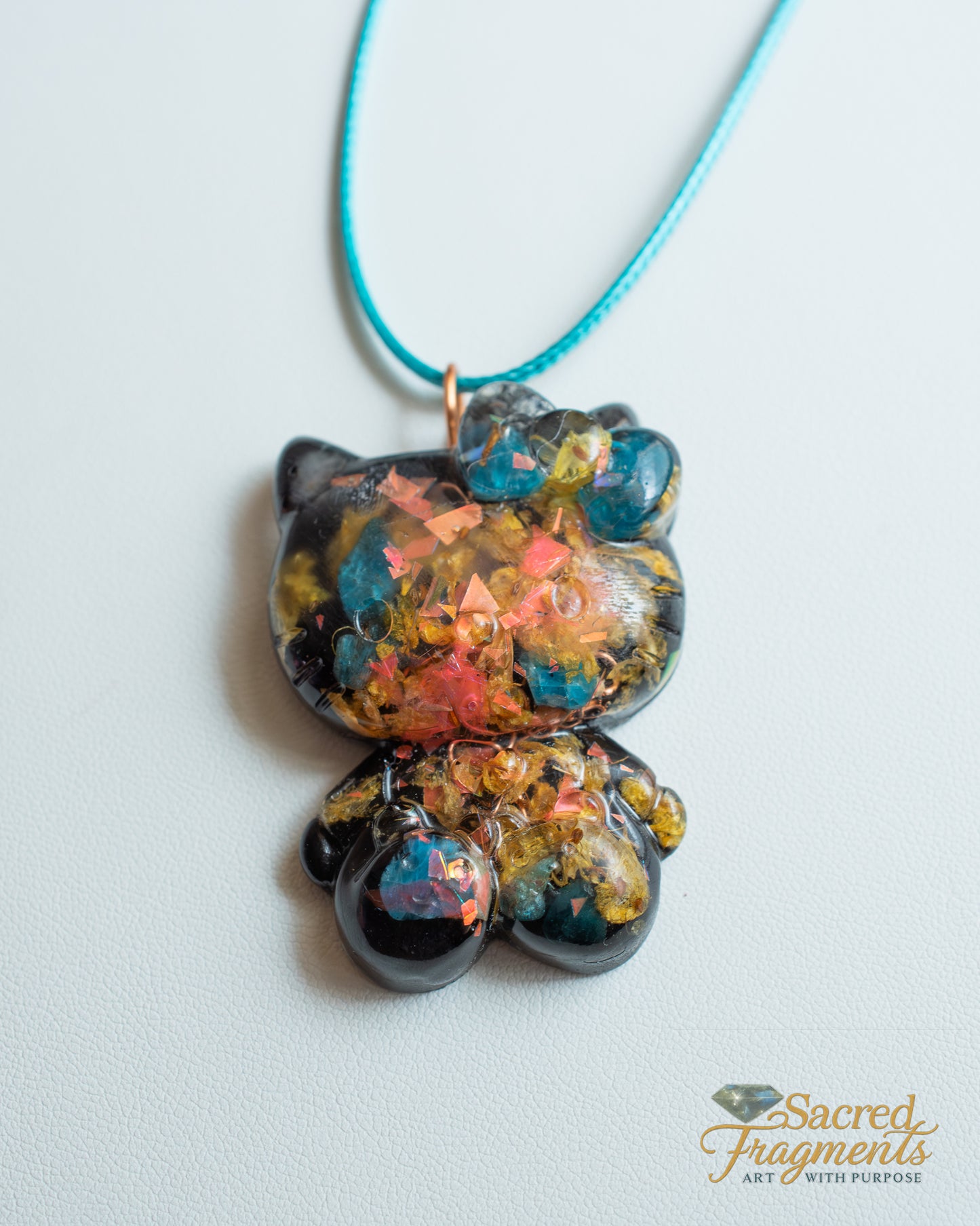 Cosmic Kitty Orgone Talisman