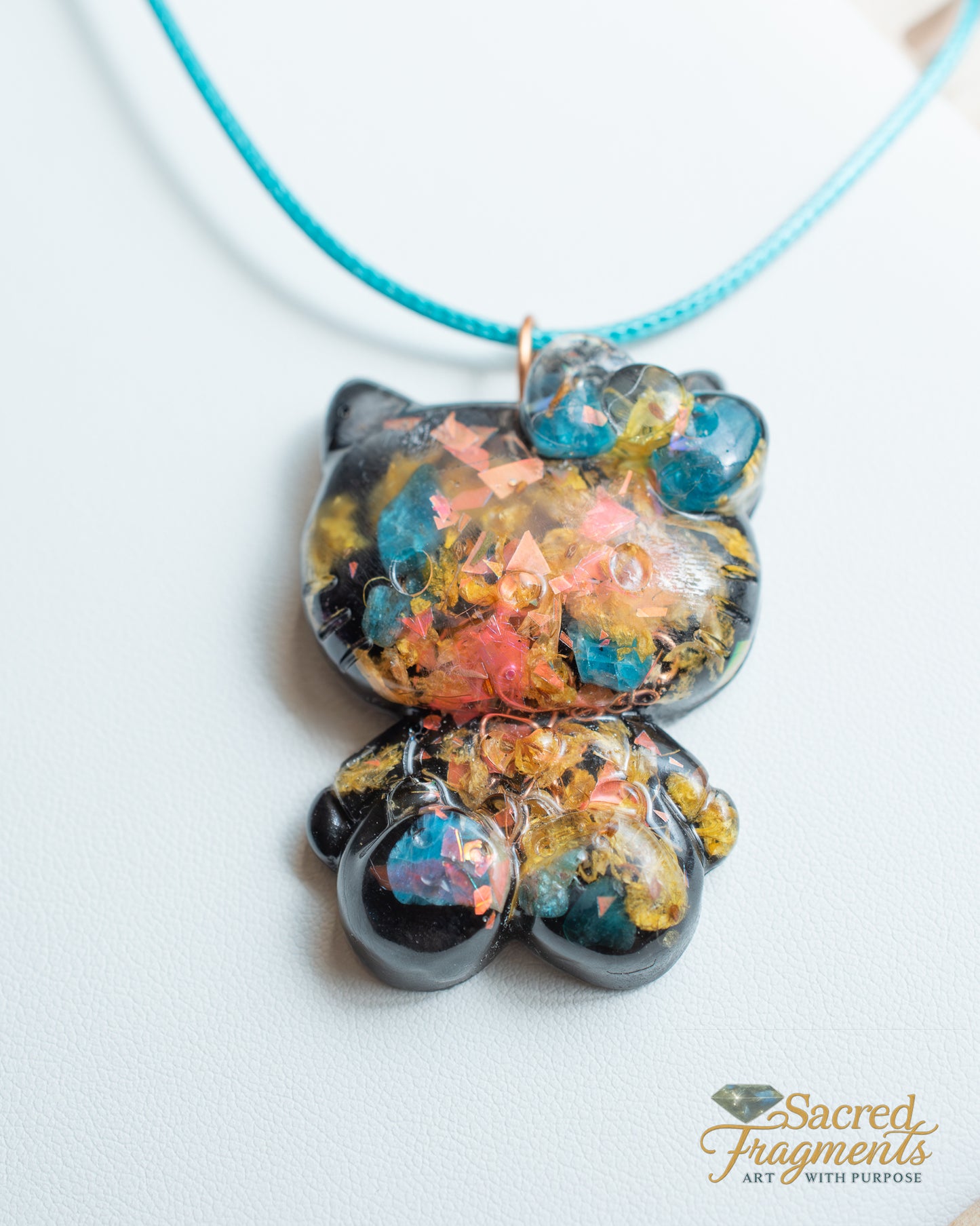 Cosmic Kitty Orgone Talisman