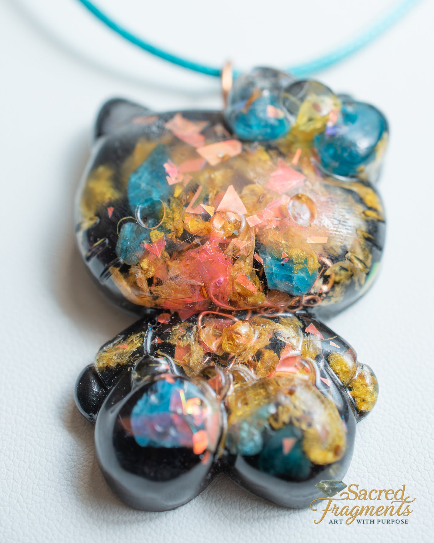 Cosmic Kitty Orgone Talisman