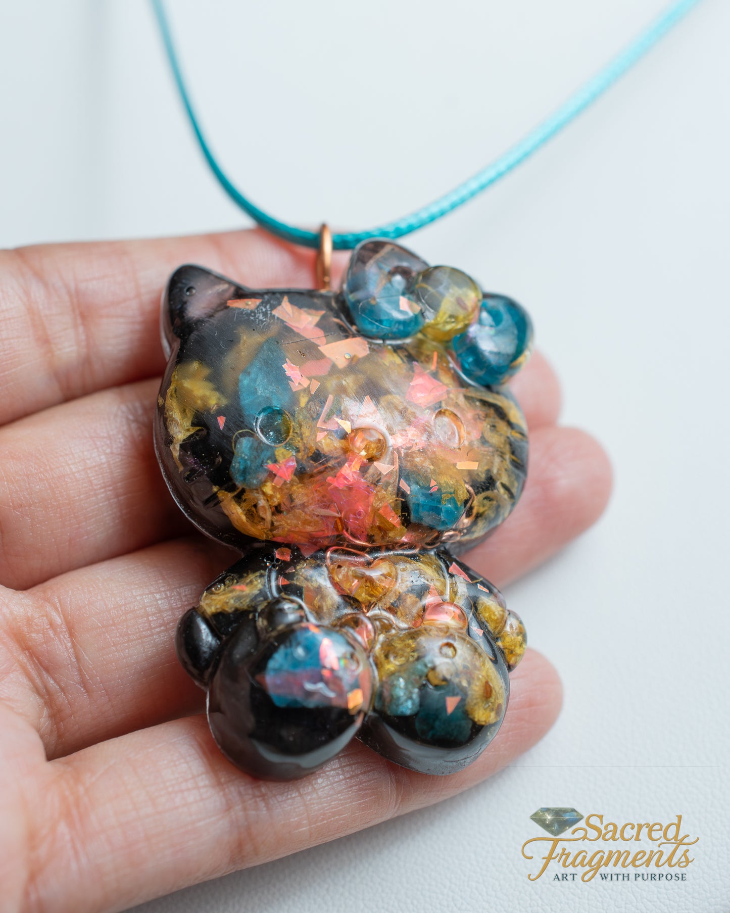 Cosmic Kitty Orgone Talisman