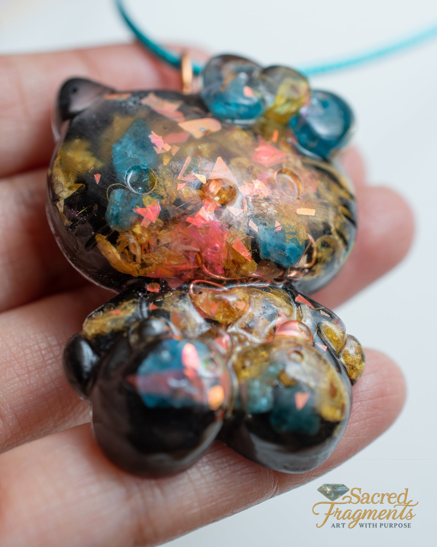 Cosmic Kitty Orgone Talisman