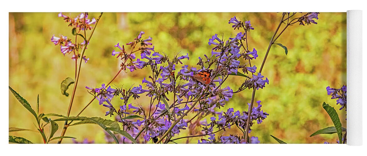 A Butterfly Must Rest - Yoga Mat