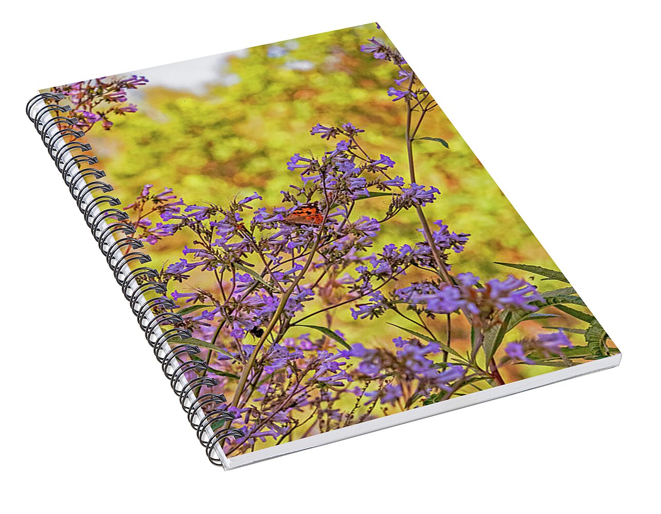 A Butterfly Must Rest - Spiral Notebook