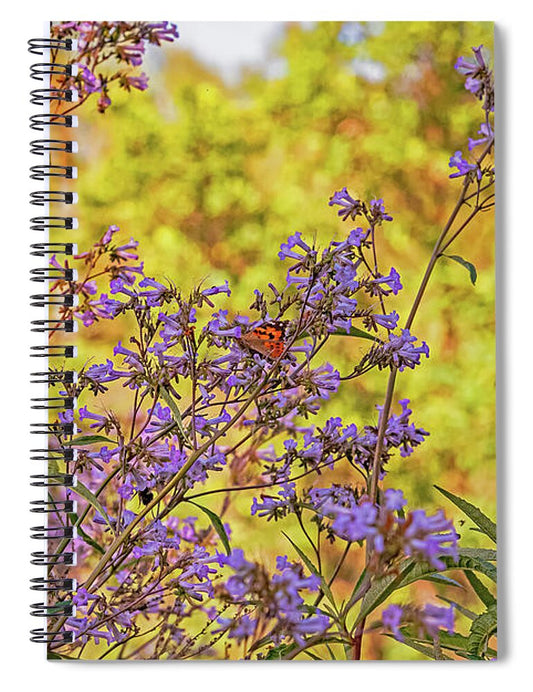 A Butterfly Must Rest - Spiral Notebook