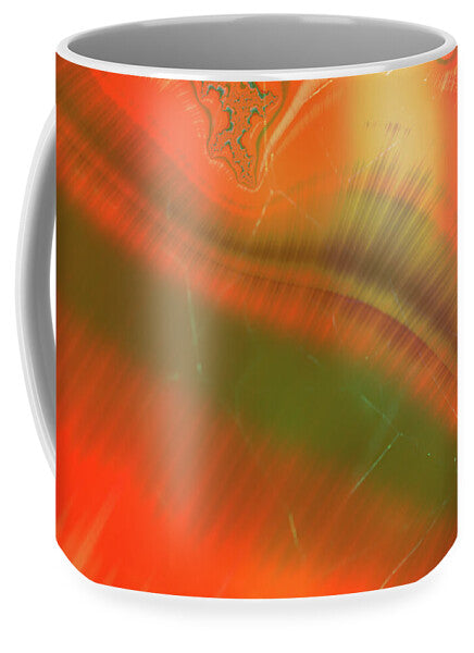 Abstract Oranges and Greens - Mug