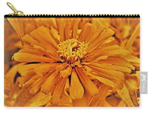 Artistic Image of a Yellow Flower - Zip Pouch