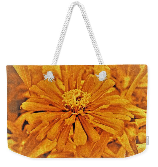 Artistic Image of a Yellow Flower - Weekender Tote Bag