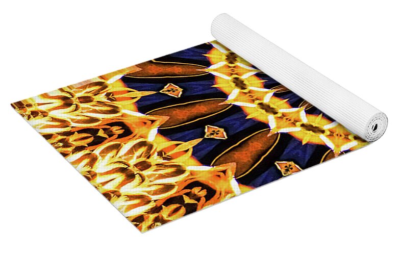 Autumn Colors Vibrance Mandala - Yoga Mat