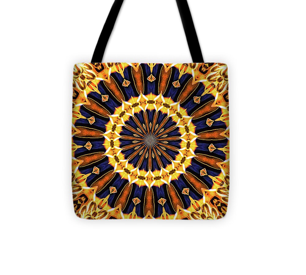 Autumn Colors Vibrance Mandala - Tote Bag