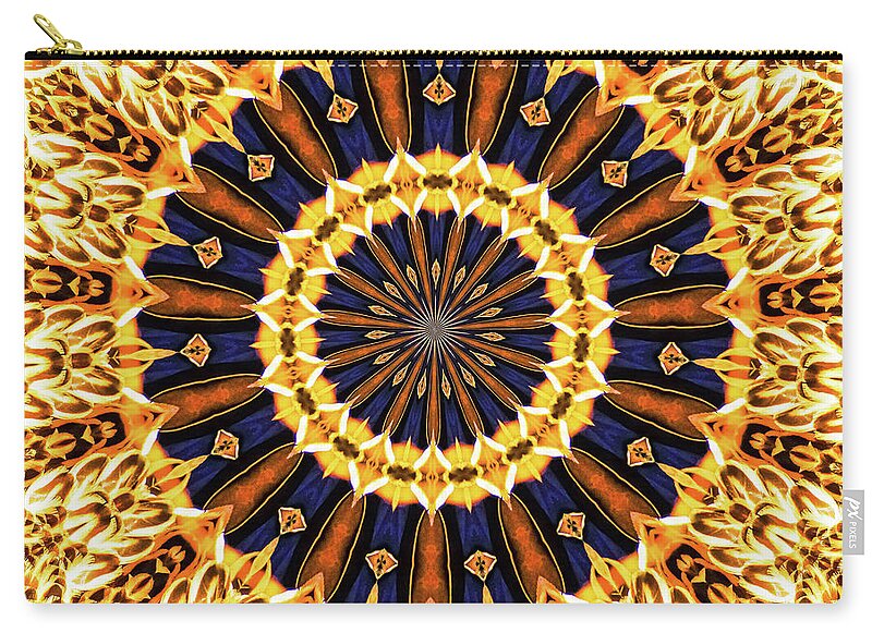 Autumn Colors Vibrance Mandala - Zip Pouch