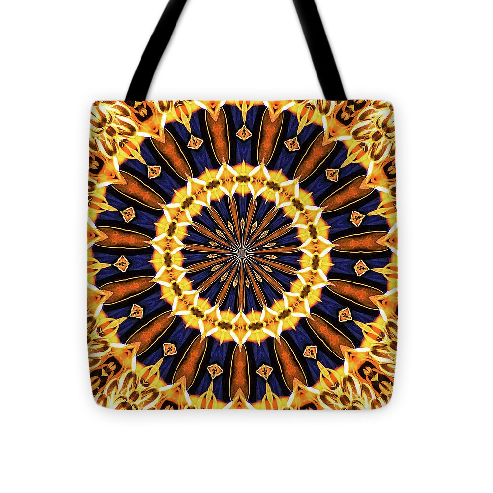 Autumn Colors Vibrance Mandala - Tote Bag