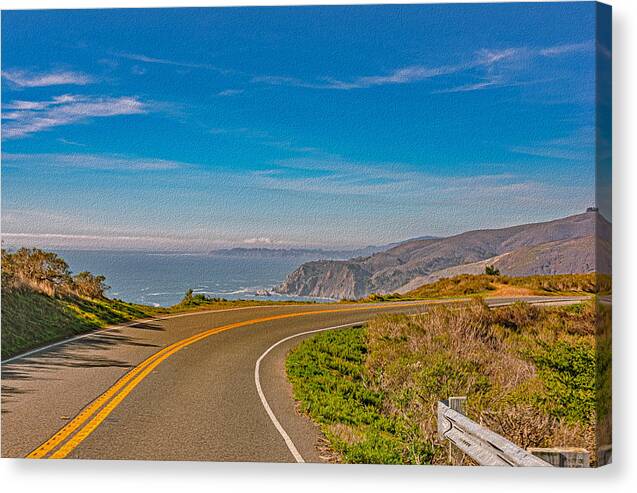 Bay Area Beach Landscape in California - Canvas Print