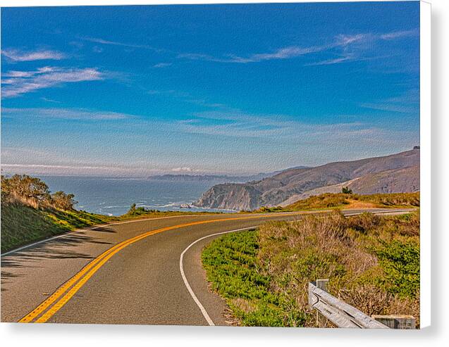 Bay Area Beach Landscape in California - Canvas Print