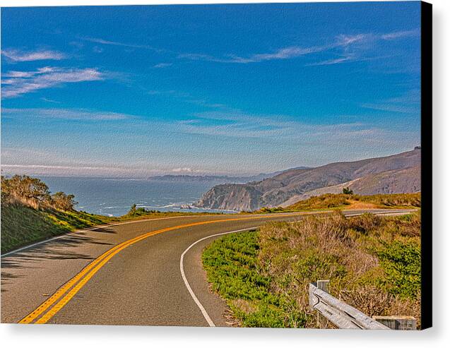 Bay Area Beach Landscape in California - Canvas Print