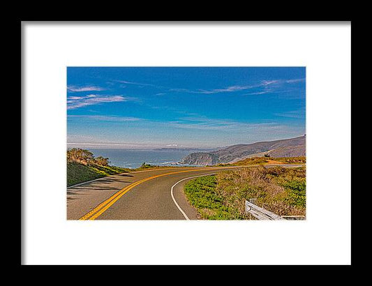 Bay Area Beach Landscape in California - Framed Print