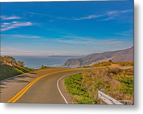 Bay Area Beach Landscape in California - Metal Print
