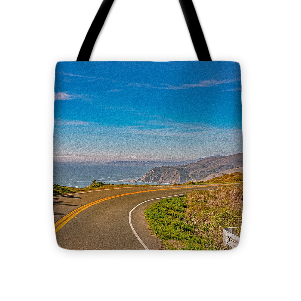 Bay Area Beach Landscape in California - Tote Bag