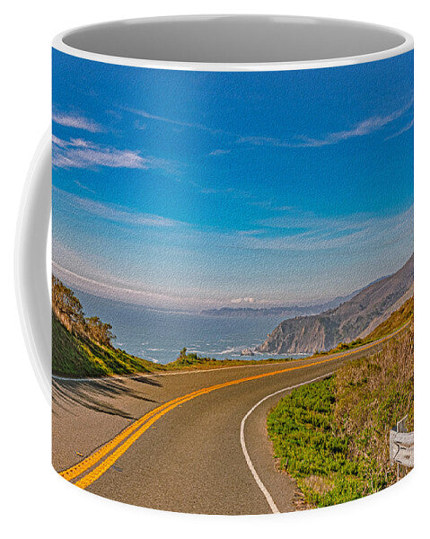 Bay Area Beach Landscape in California - Mug
