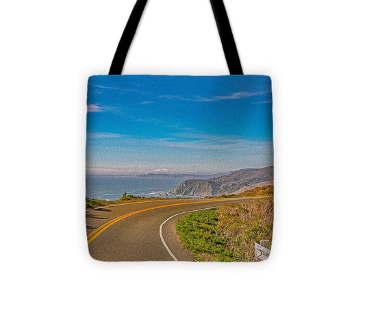 Bay Area Beach Landscape in California - Tote Bag