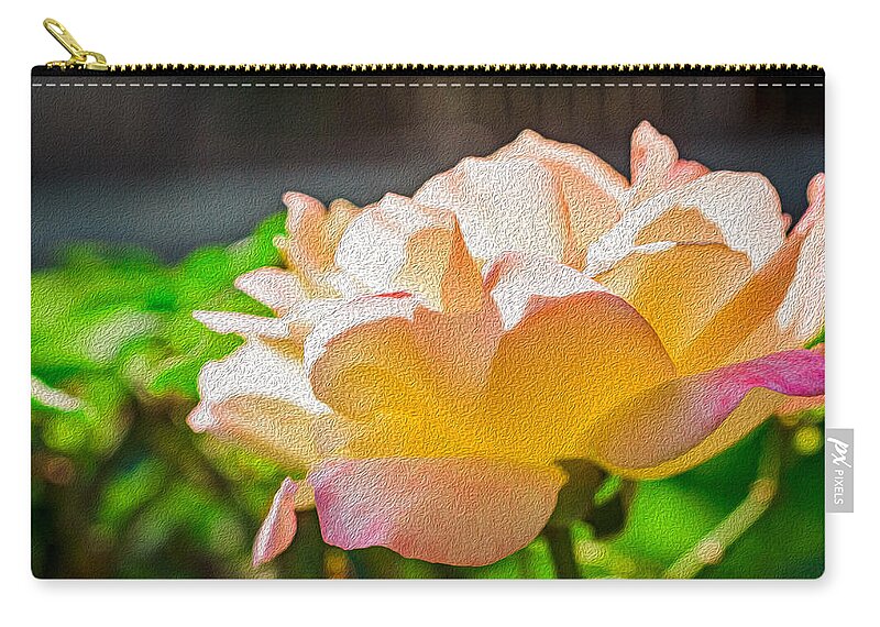 Beautiful Glowing Rose Art - Zip Pouch