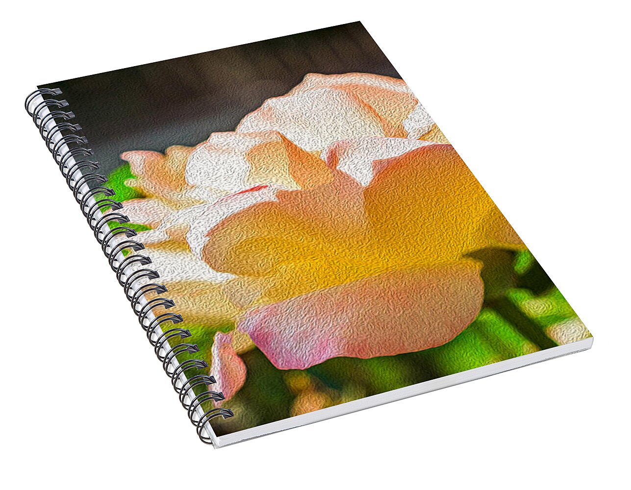 Beautiful Glowing Rose Art - Spiral Notebook