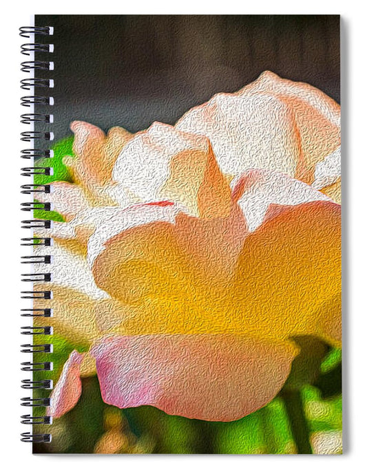 Beautiful Glowing Rose Art - Spiral Notebook