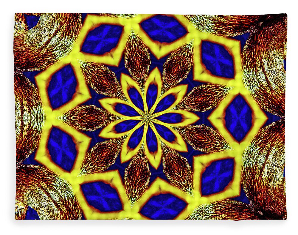 Bee Hive Mandala - Blanket