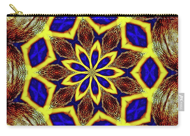 Bee Hive Mandala - Zip Pouch