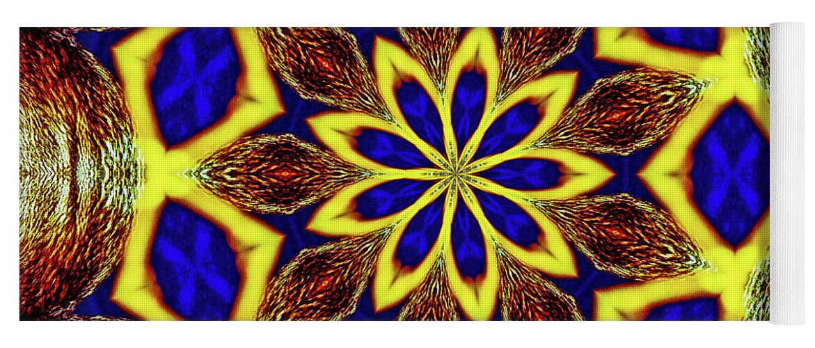 Bee Hive Mandala - Yoga Mat