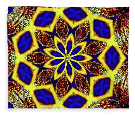 Bee Hive Mandala - Blanket