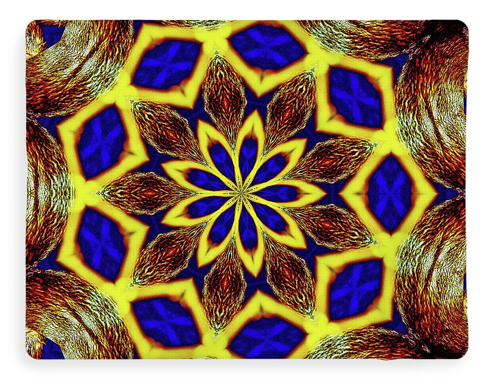 Bee Hive Mandala - Blanket