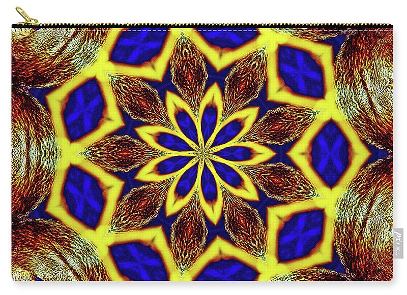 Bee Hive Mandala - Zip Pouch
