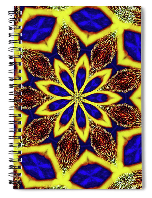 Bee Hive Mandala - Spiral Notebook