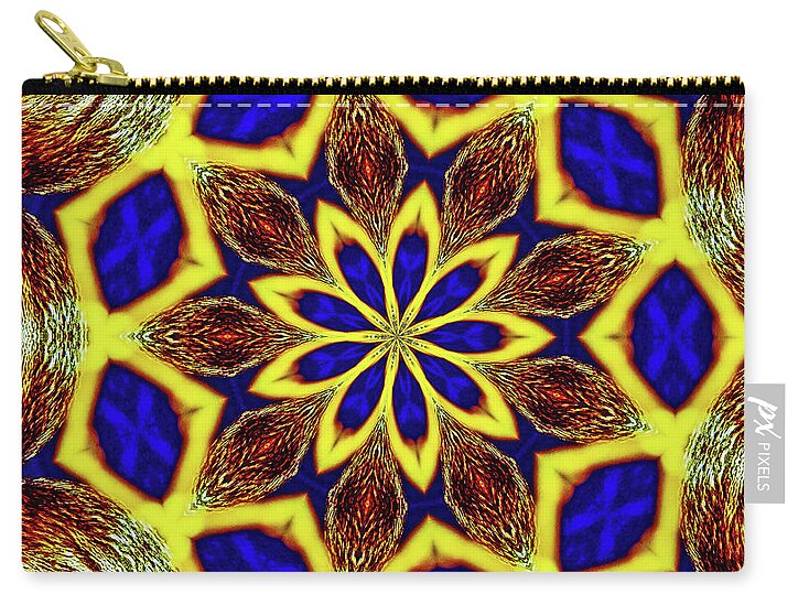 Bee Hive Mandala - Zip Pouch