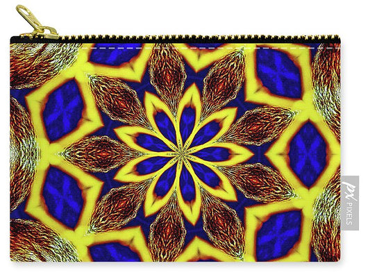 Bee Hive Mandala - Zip Pouch