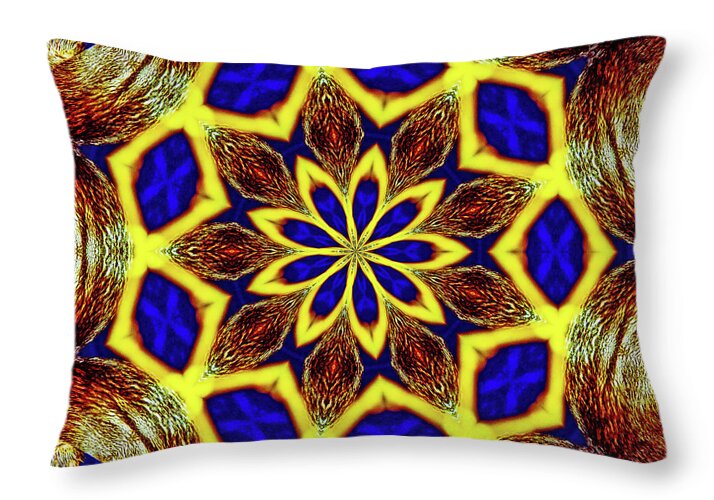 Bee Hive Mandala - Throw Pillow