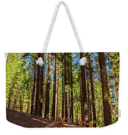 Big Trees Loop Trail at Mariposa Grove - Weekender Tote Bag