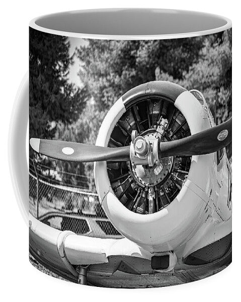 Black and White Castle Airforce Resident Airplane - Mug