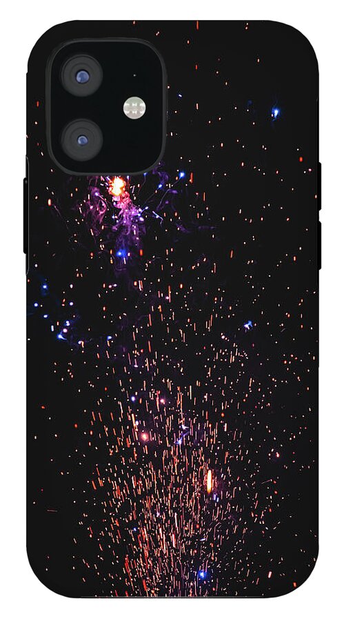 Blasted Colors of Fireworks in the sky - Phone Case