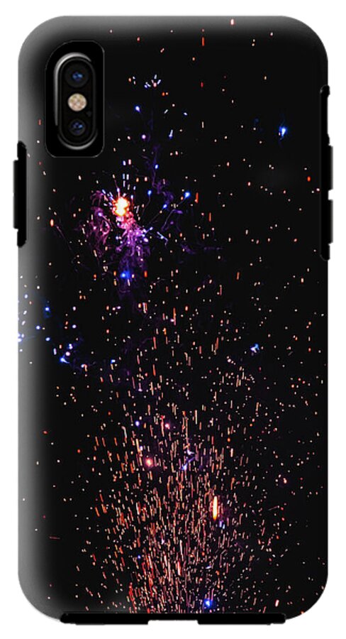 Blasted Colors of Fireworks in the sky - Phone Case